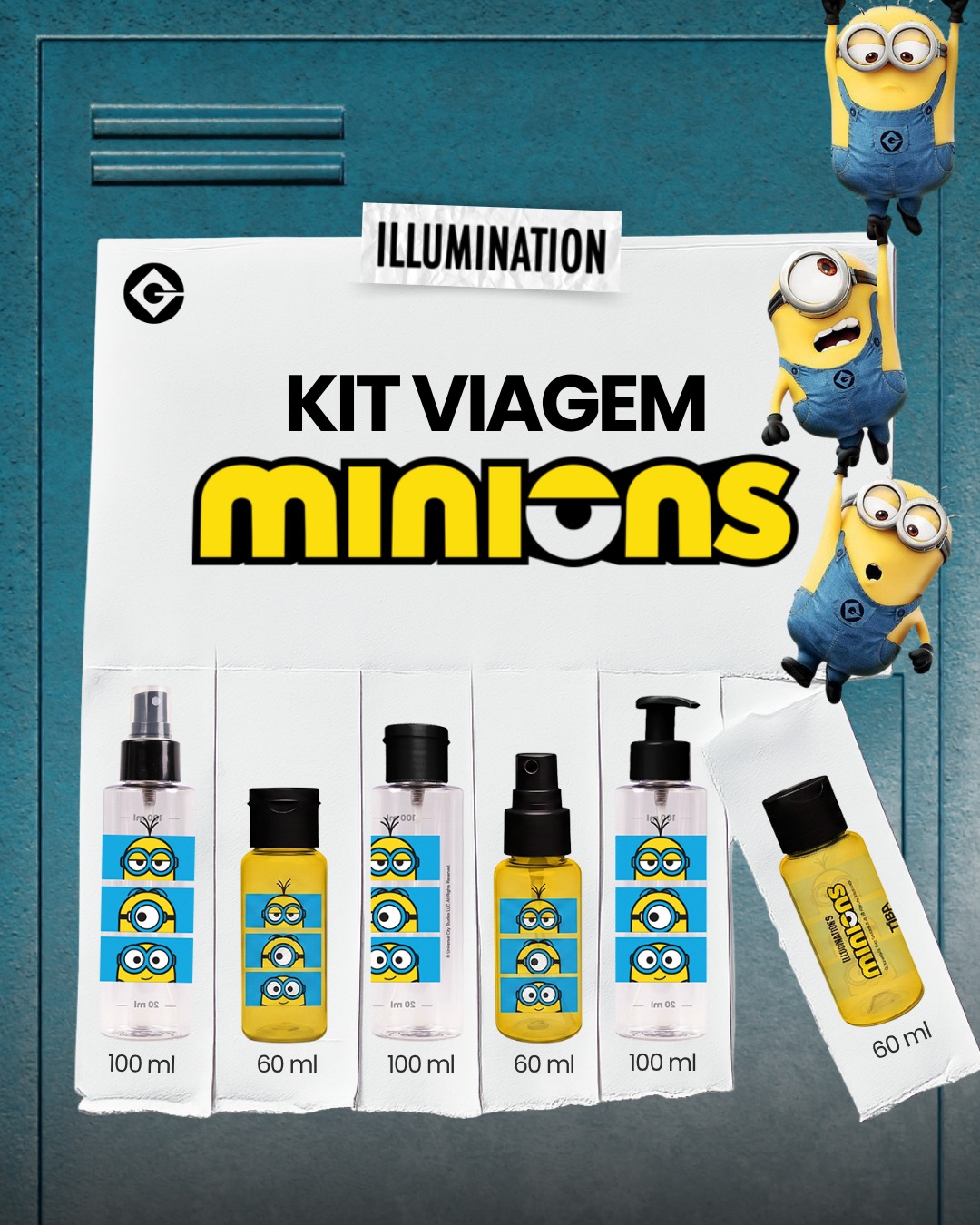 Kit Viagem Minions